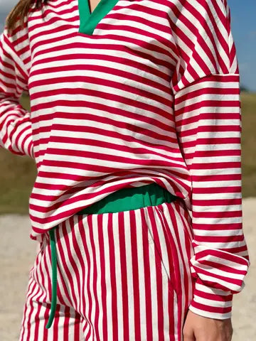 Candy Striped Pullover