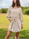 Loretta Striped Dress