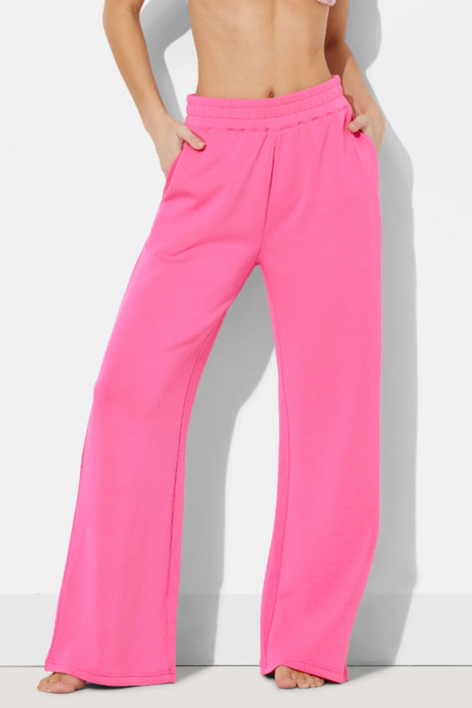 Hibiscus Pink Cloud Fleece Pant