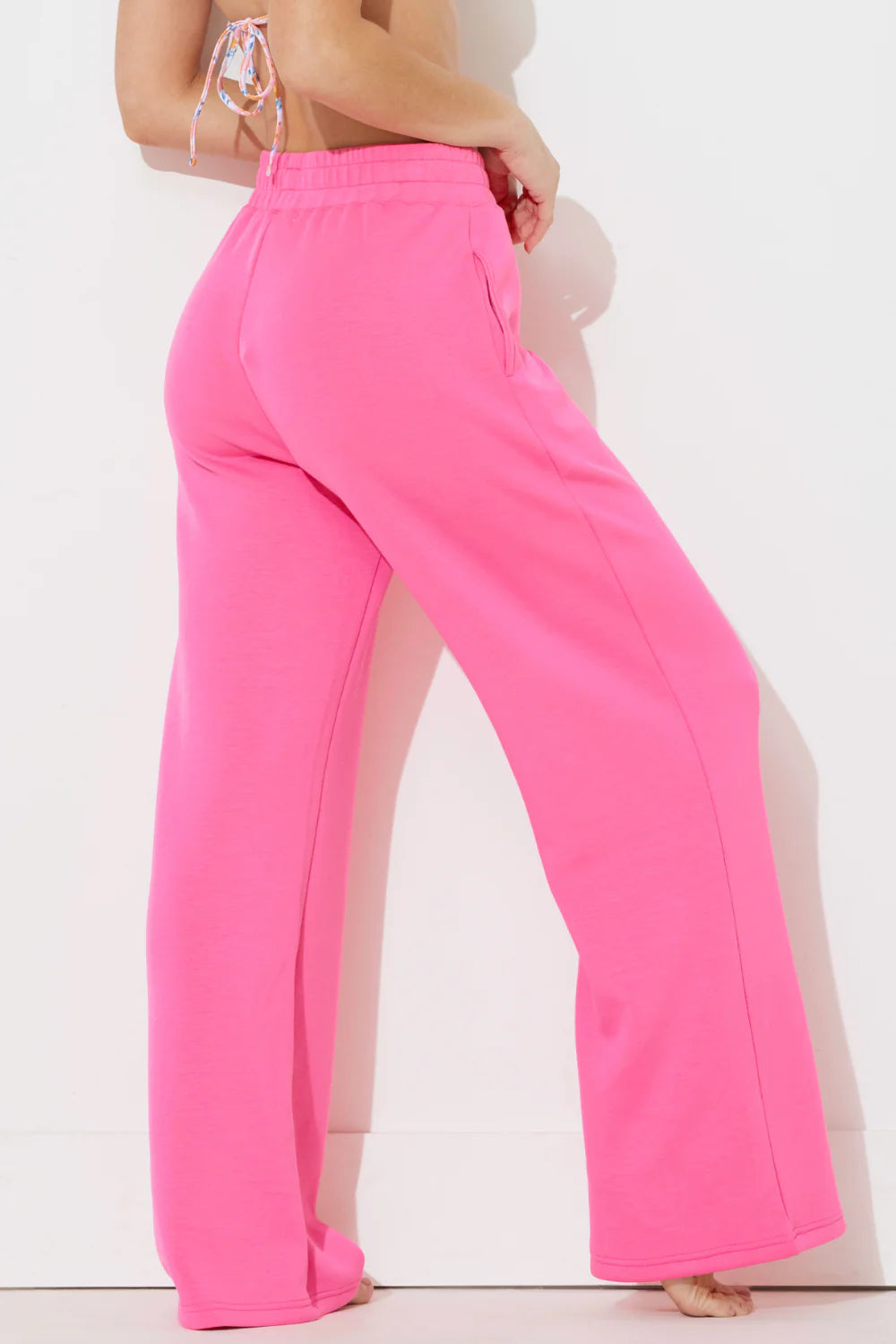 Hibiscus Pink Cloud Fleece Pant