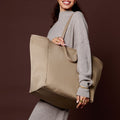 PF Nylon-Luxe Oversized Tote Bag