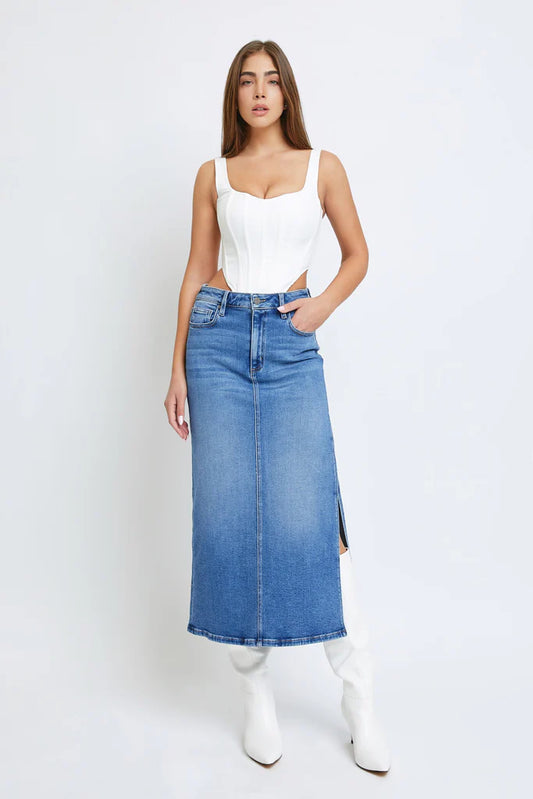 Peyton Denim Skirt