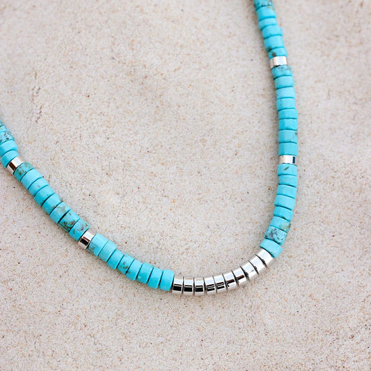 Turquoise Bead Choker