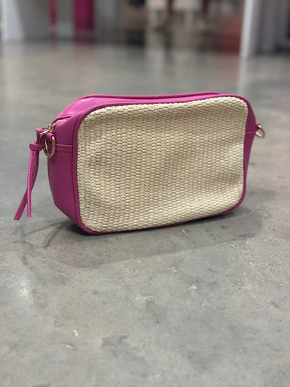 PF Straw Crossbody