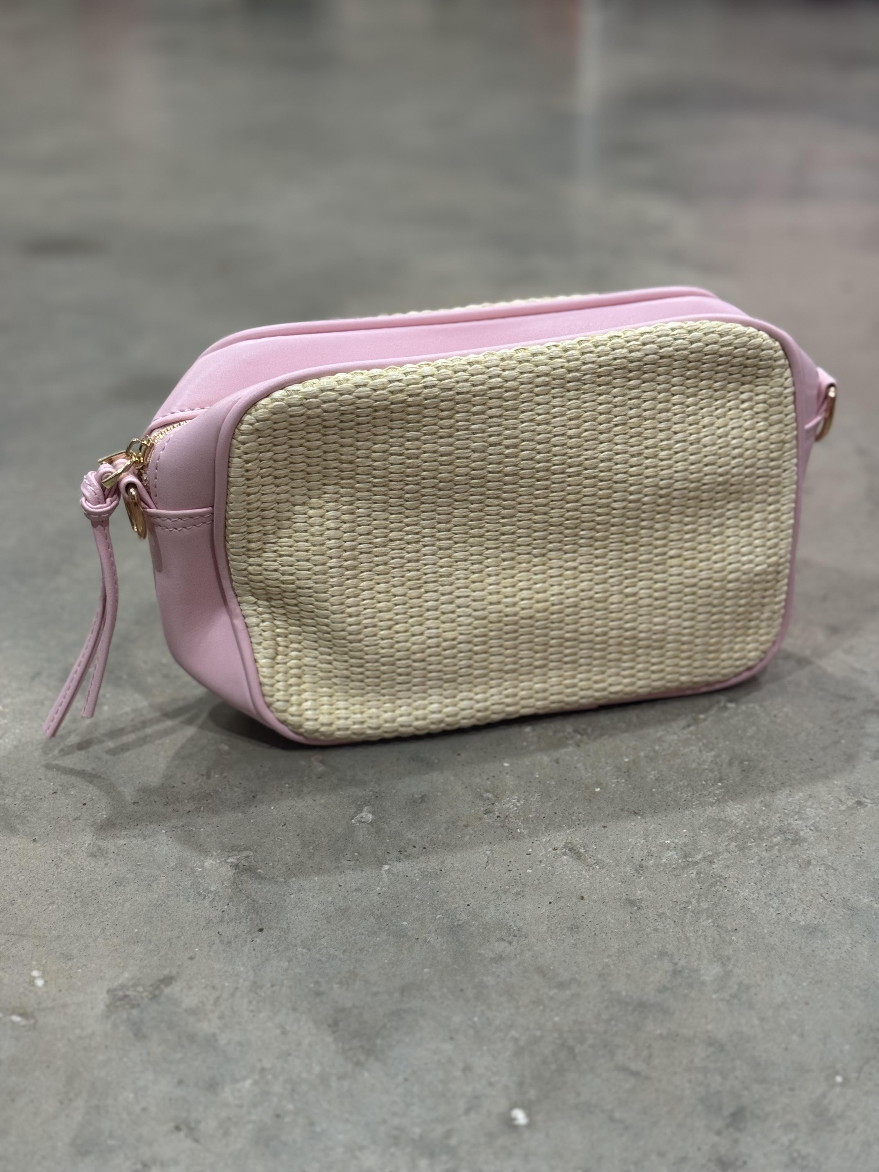 PF Straw Crossbody