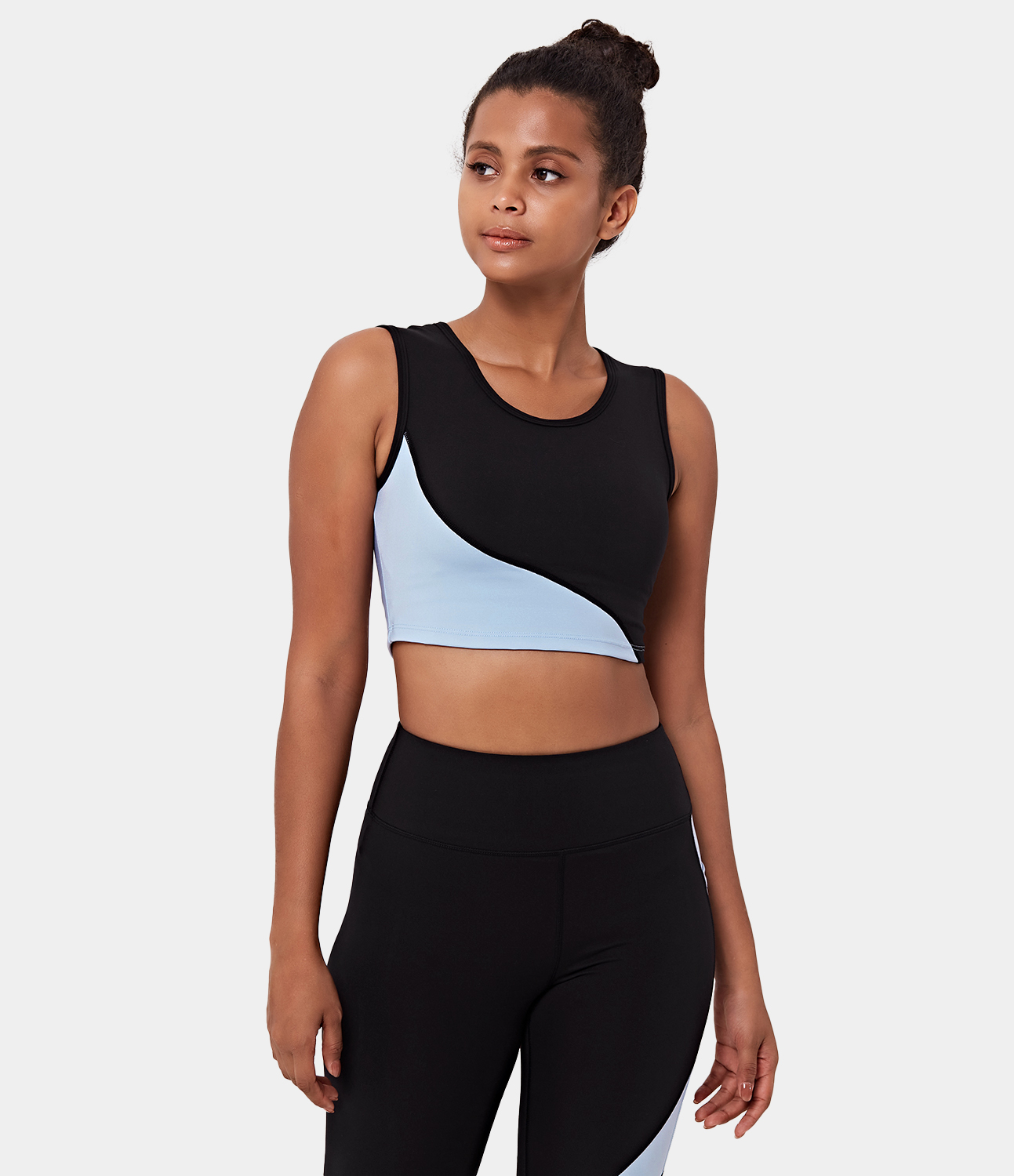 Halara Blue Wave Crop Tank