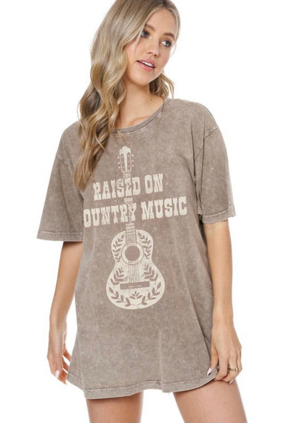 Raised On Country Music Tee