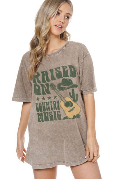 Raised On Country Music Tee