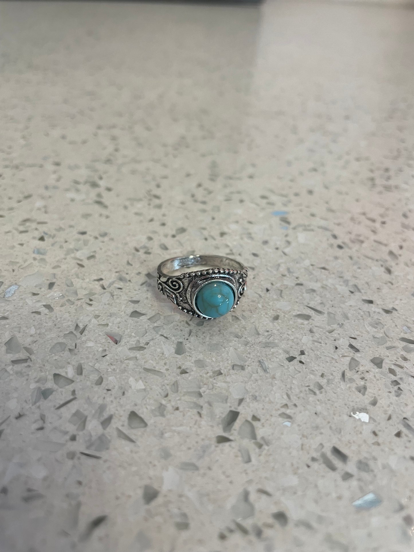 Small Turquoise Ring/Wildrag Cuff