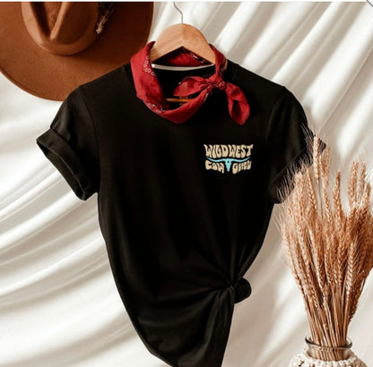 Wildwest Cow Girl Tee