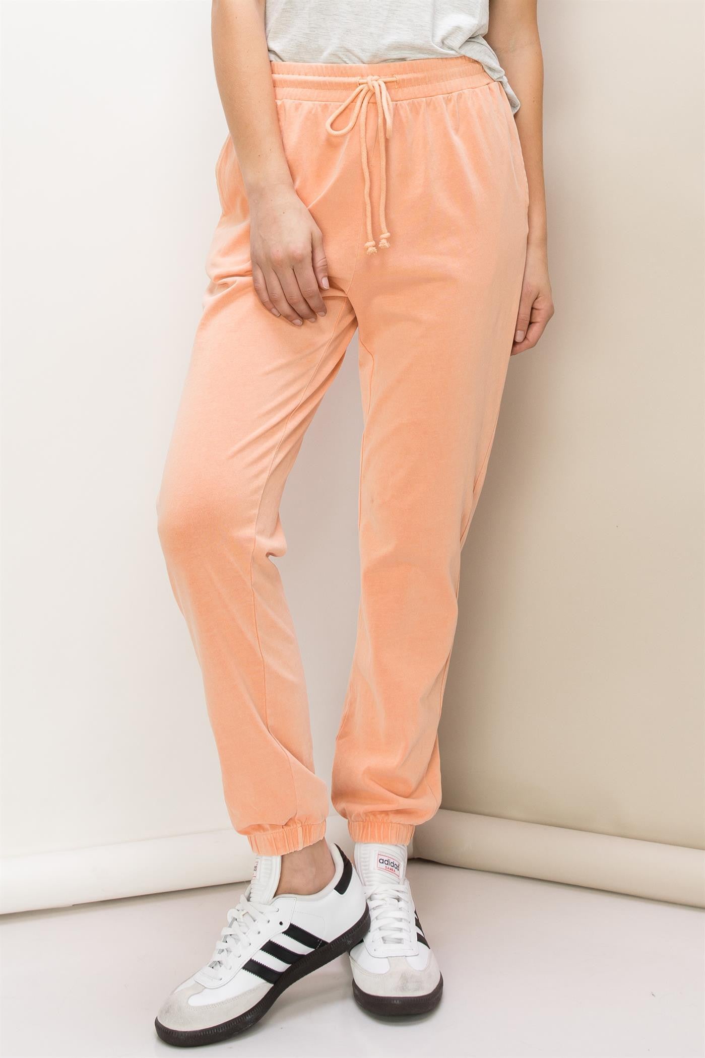 Creamy Peach Joggers