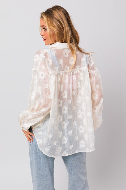 Flowy Flower Blouse