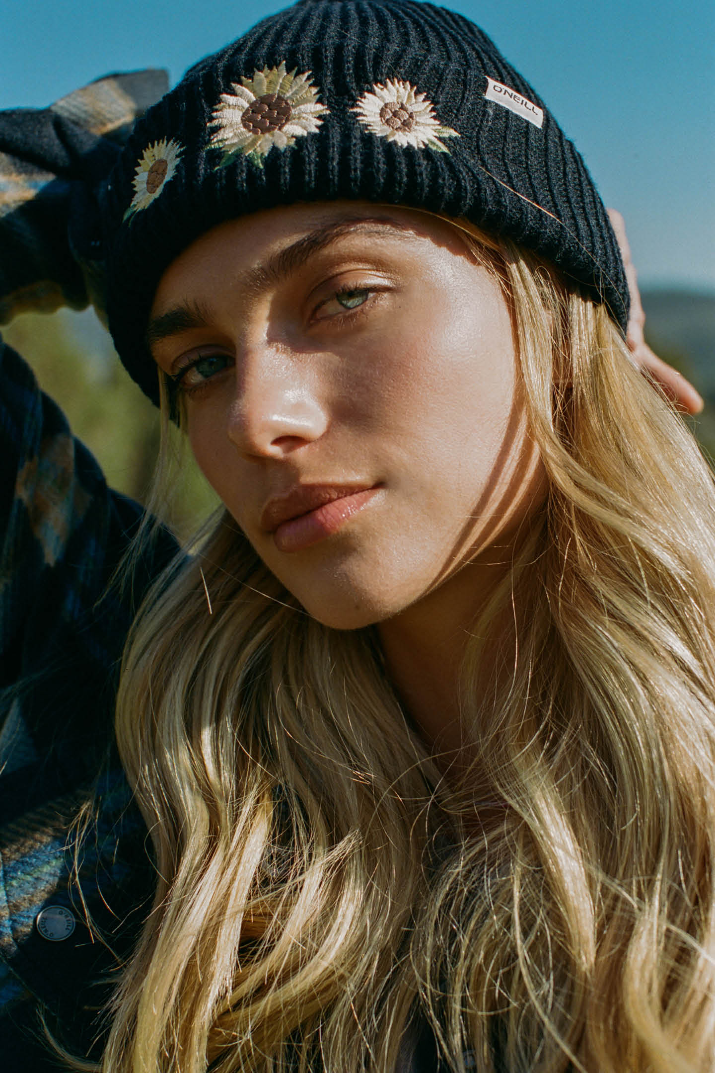 Groceries Beanie Embroidered