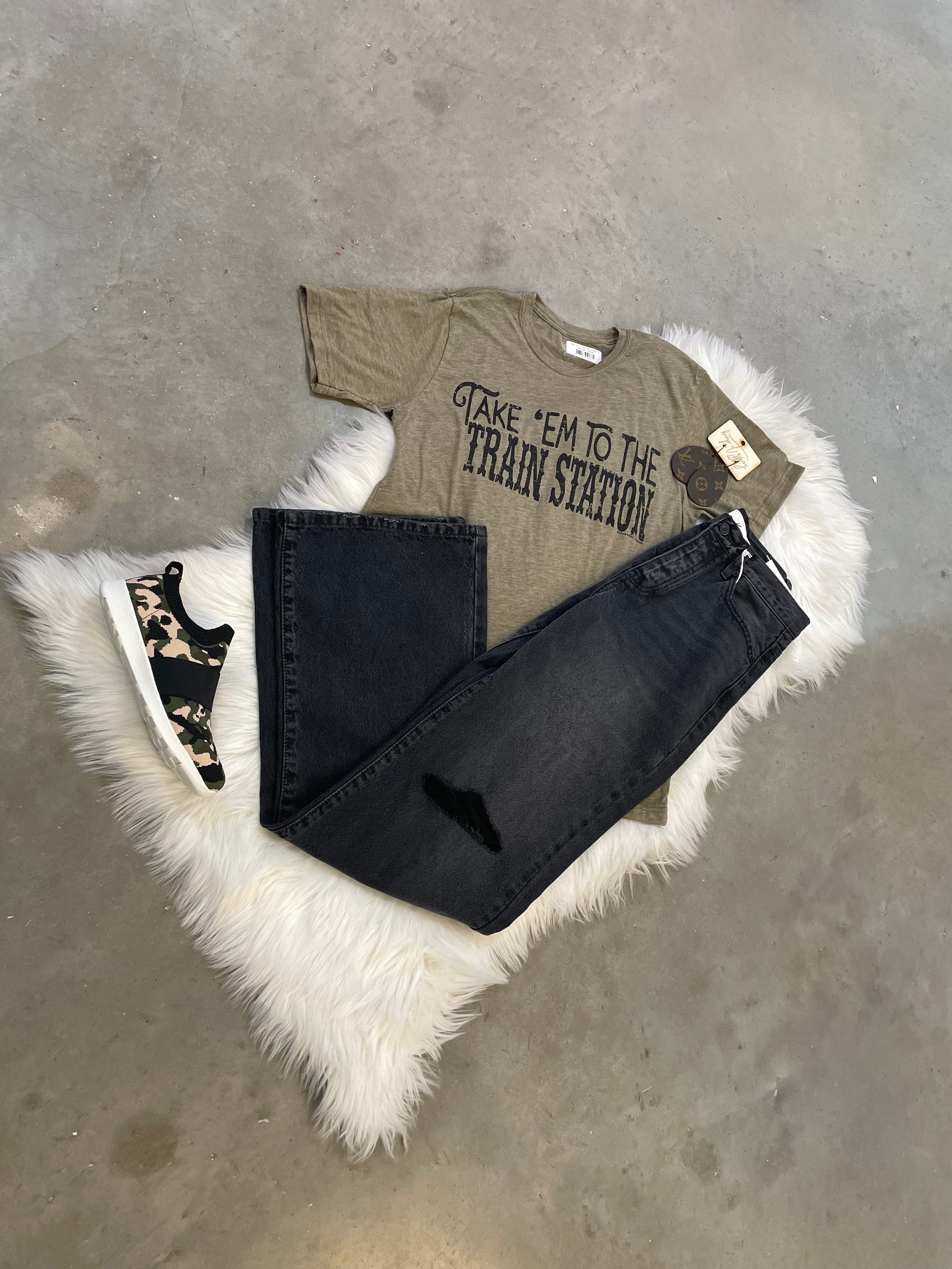 Take 'Em to the Train Station Tee