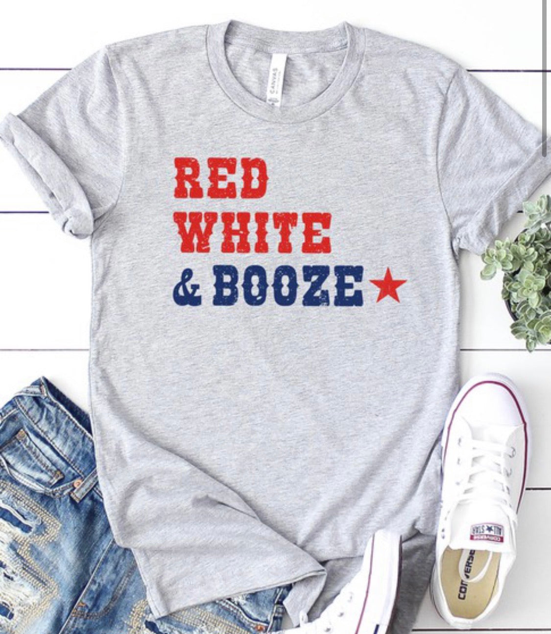 Red White & Booze tee