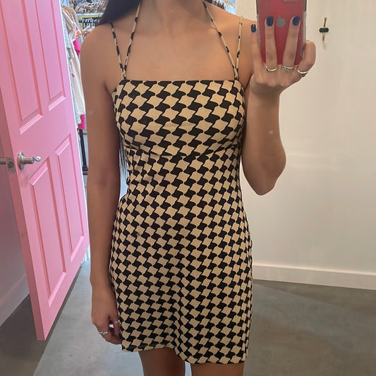 Illusional Strappy Dress