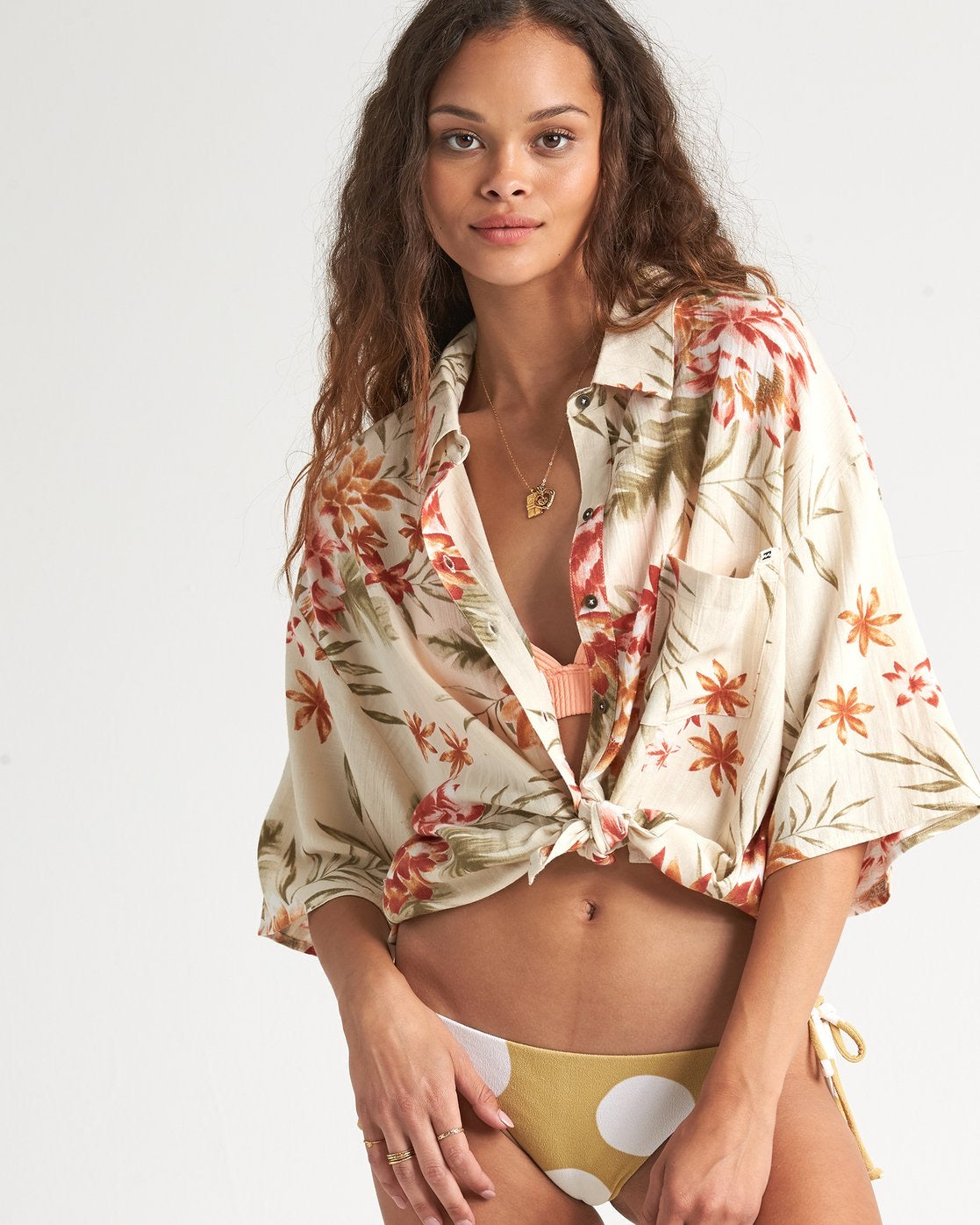 Isa Island Button Up Top