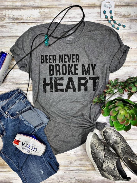 Beer Never Broke My Heart tee