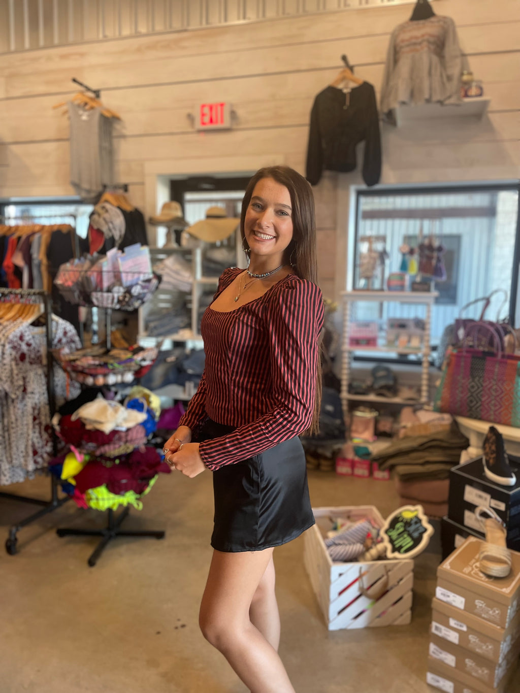 Free People Caroline Stripe Top