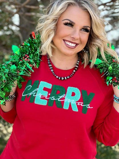 Christmas Chenille Sweatshirt