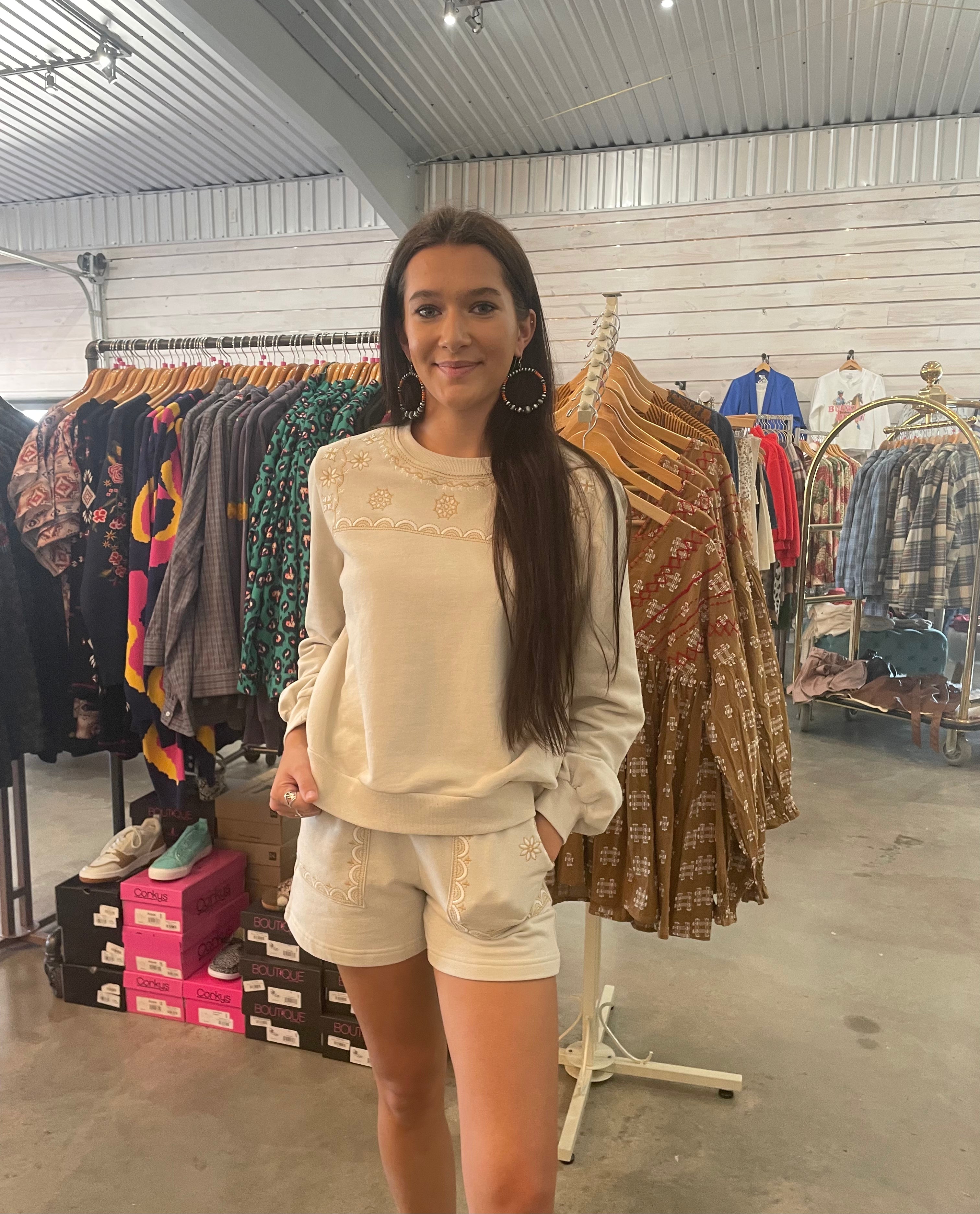 Embroidered Loungewear