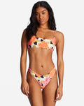 Magic Gardens Skinny Mini Crop Bikini Top