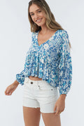 Mary Cristina Floral Top