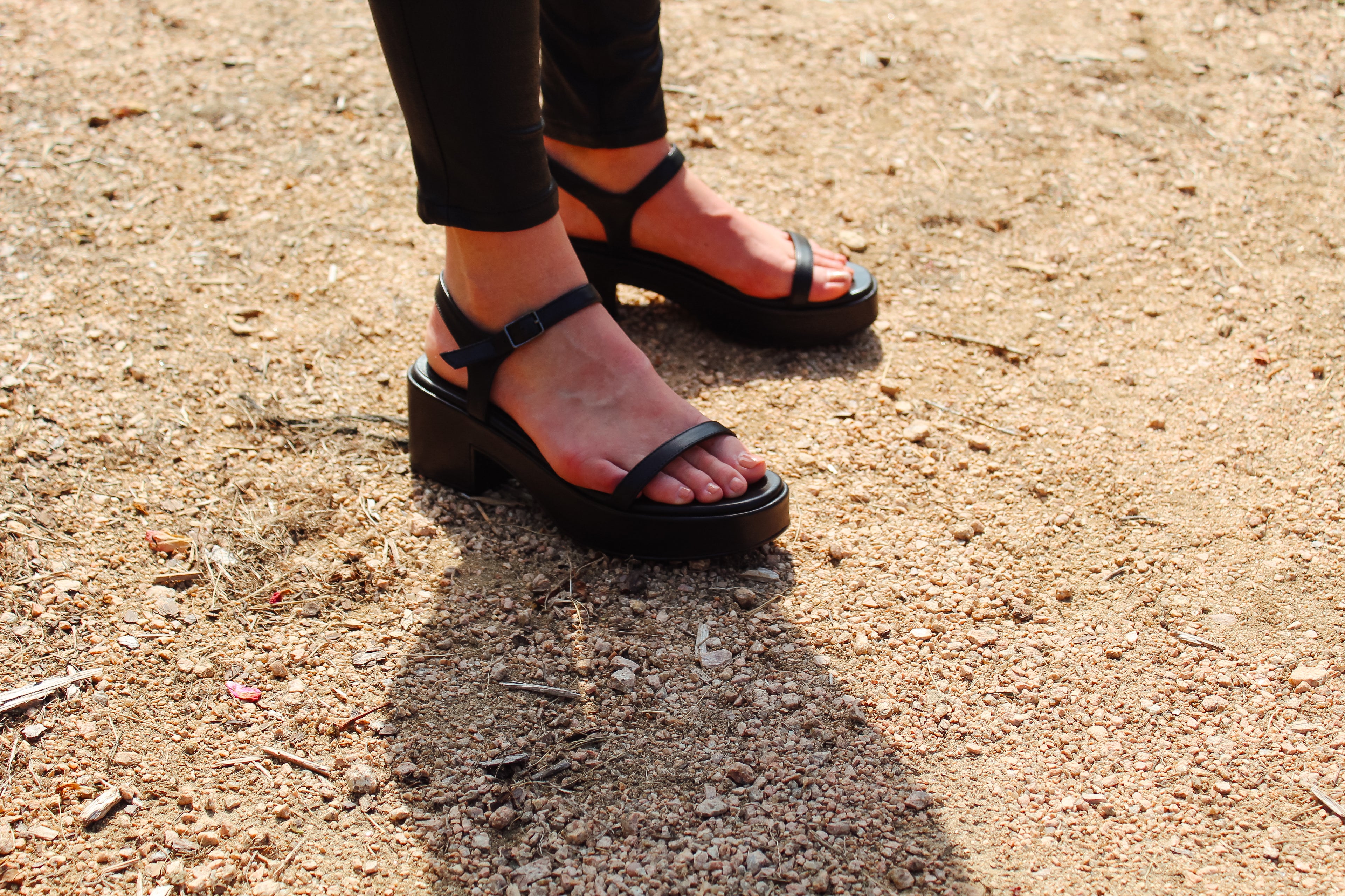 Rest Assured Leather Sandal