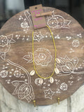 PF Yellow Shell Necklace